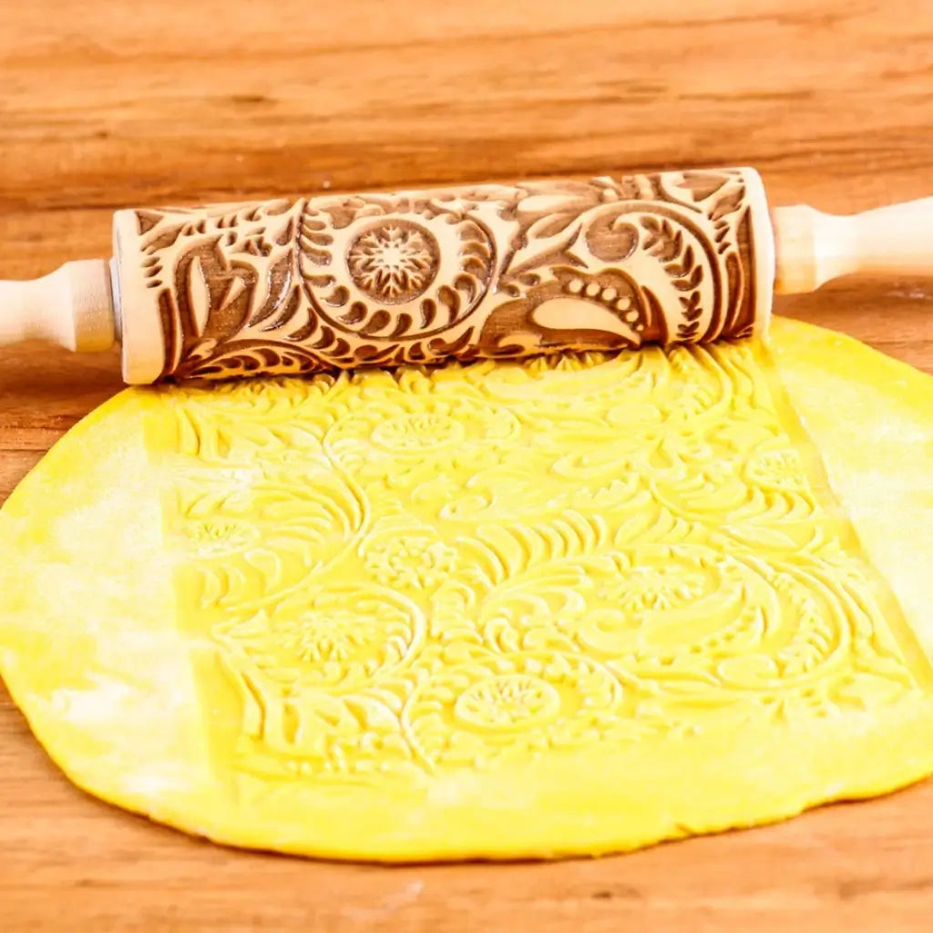 Rolo de Massa para Biscoito Decorado de Natal | Pino Artesanal Merry Christmas