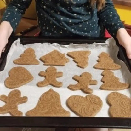 Rolo de Massa para Biscoito Decorado de Natal | Pino Artesanal Merry Christmas