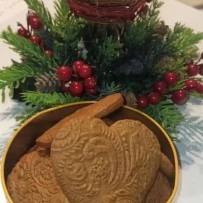 Rolo Massa Biscoito Decorado | Pino Artesanal de Madeira 5 Designs