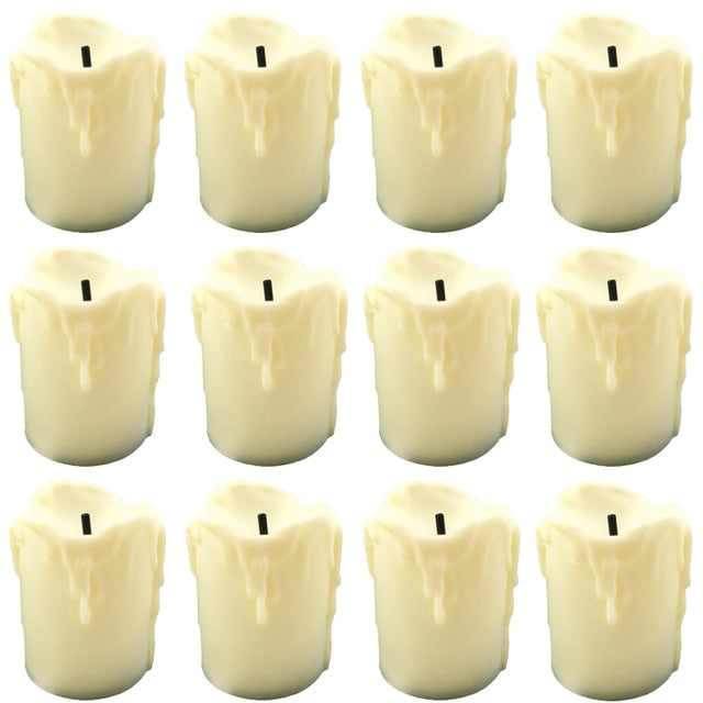 Vela de Led Eletrônica Conjunto Luz Romantic