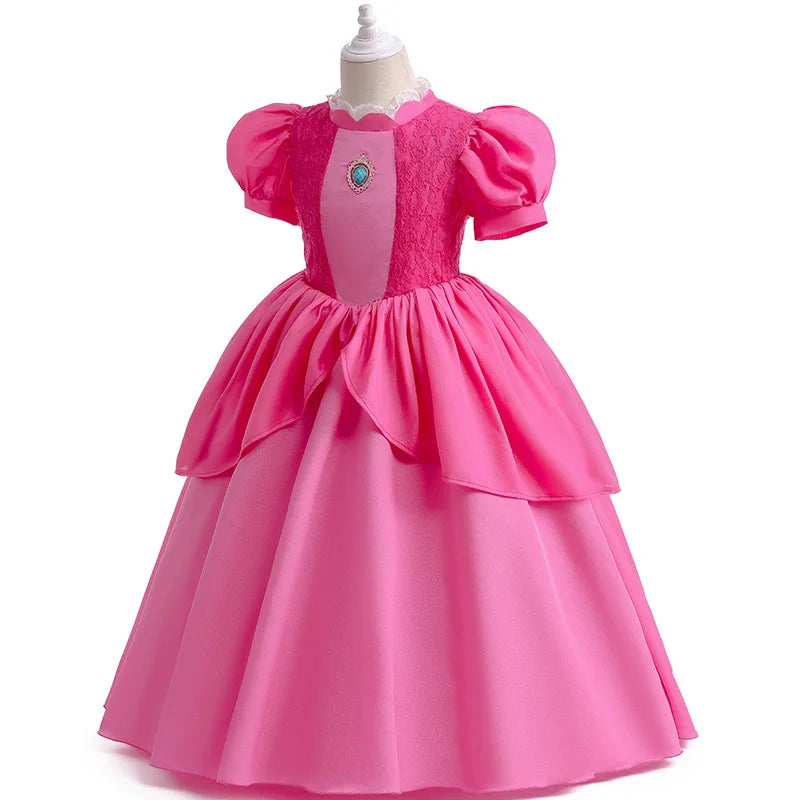Fantasia Infantil Princesa Peach Mario Bros