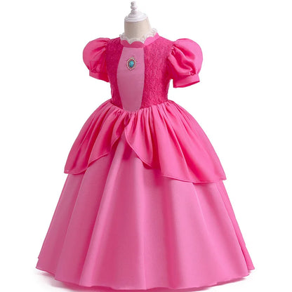 Fantasia Infantil Princesa Peach Mario Bros