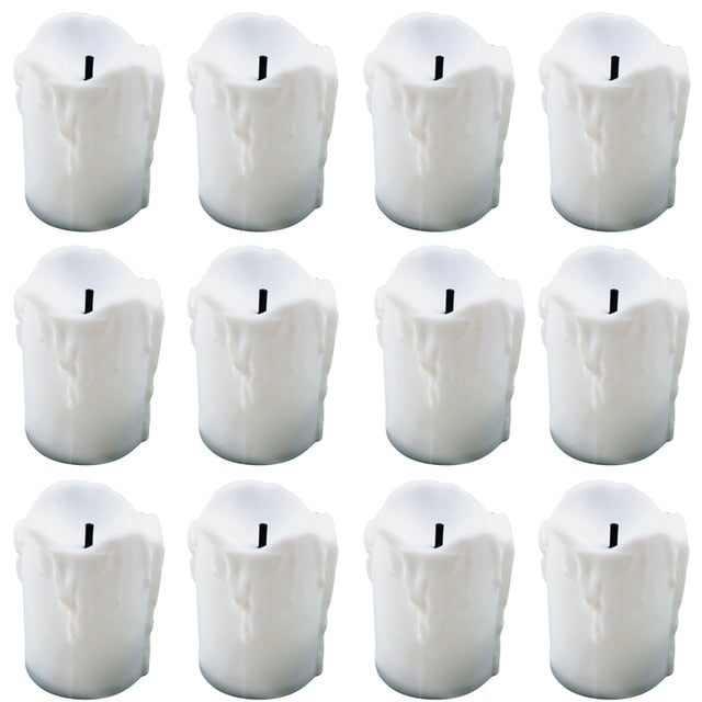 Vela de Led Eletrônica Conjunto Luz Romantic