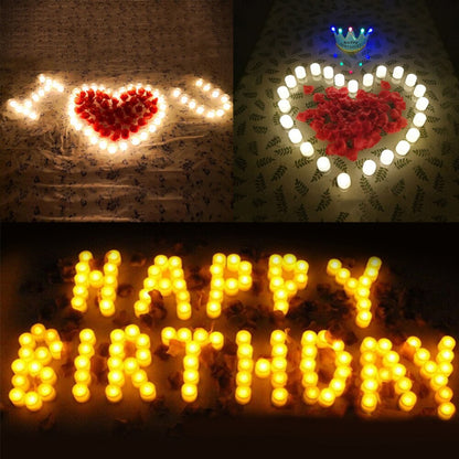 Vela de Led Conjunto Luz Multicolorido