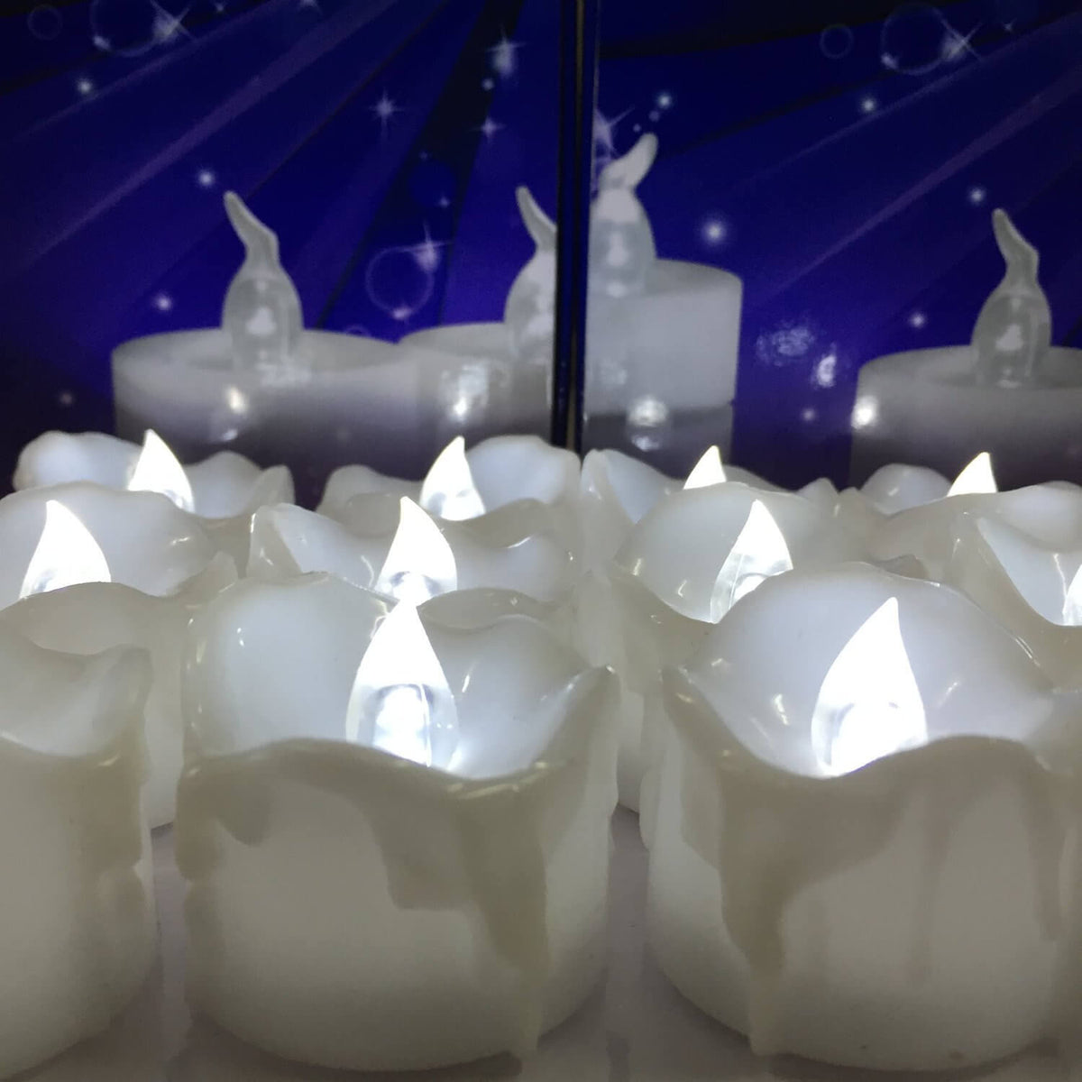 Vela de Led Eletrônica Conjunto Luz Anã
