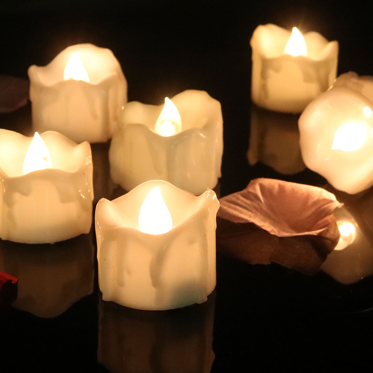 Vela de Led Eletrônica Conjunto Luz Anã