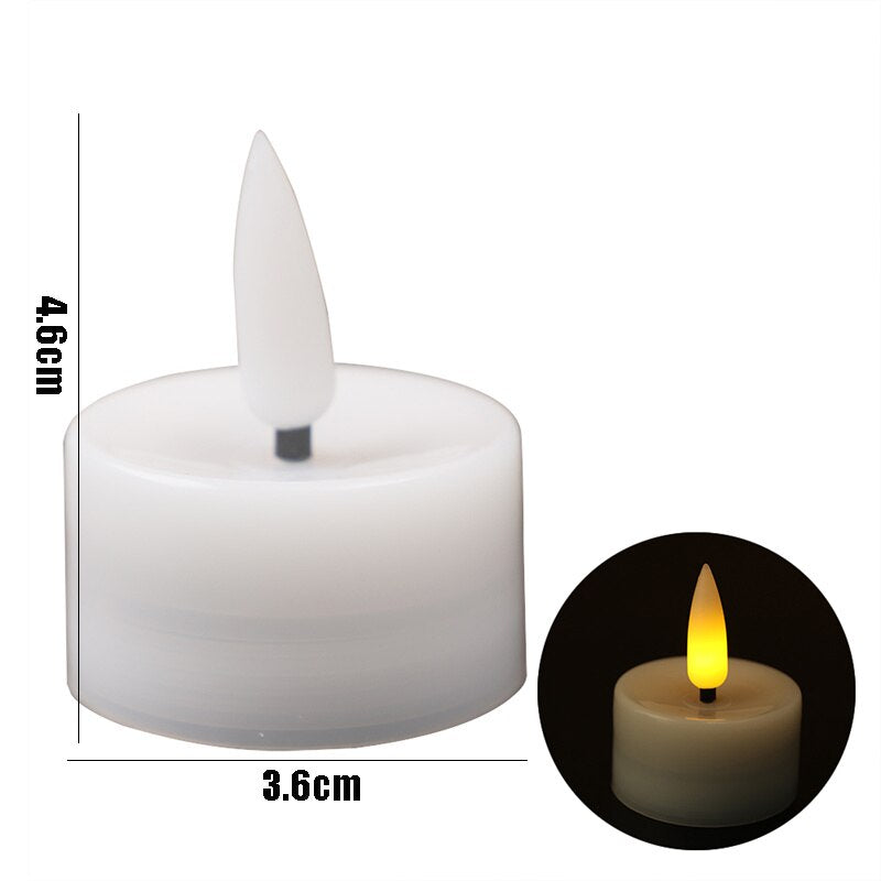 Vela Led Eletrônicas Conjunto Luz Pavio