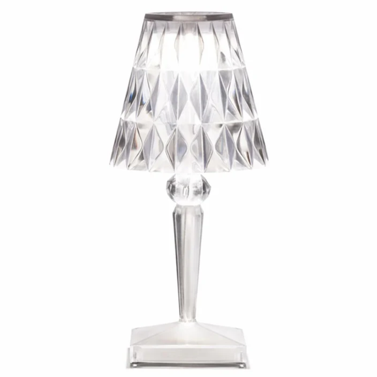 Luminária Vintage Cristal Touch de Mesa em Led - 16 Cores e Controle Remoto