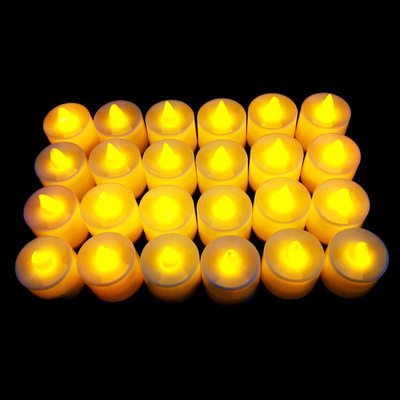 Vela de Led Conjunto Luz Multicolorido