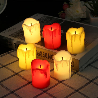 Vela de Led Eletrônica Conjunto Luz Romantic