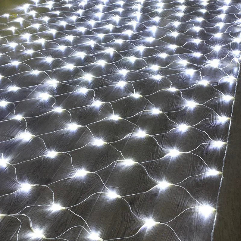 Pisca Pisca Rede de Leds Natalinos - Ilumine Exteriores