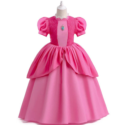 Fantasia Infantil Princesa Peach Mario Bros