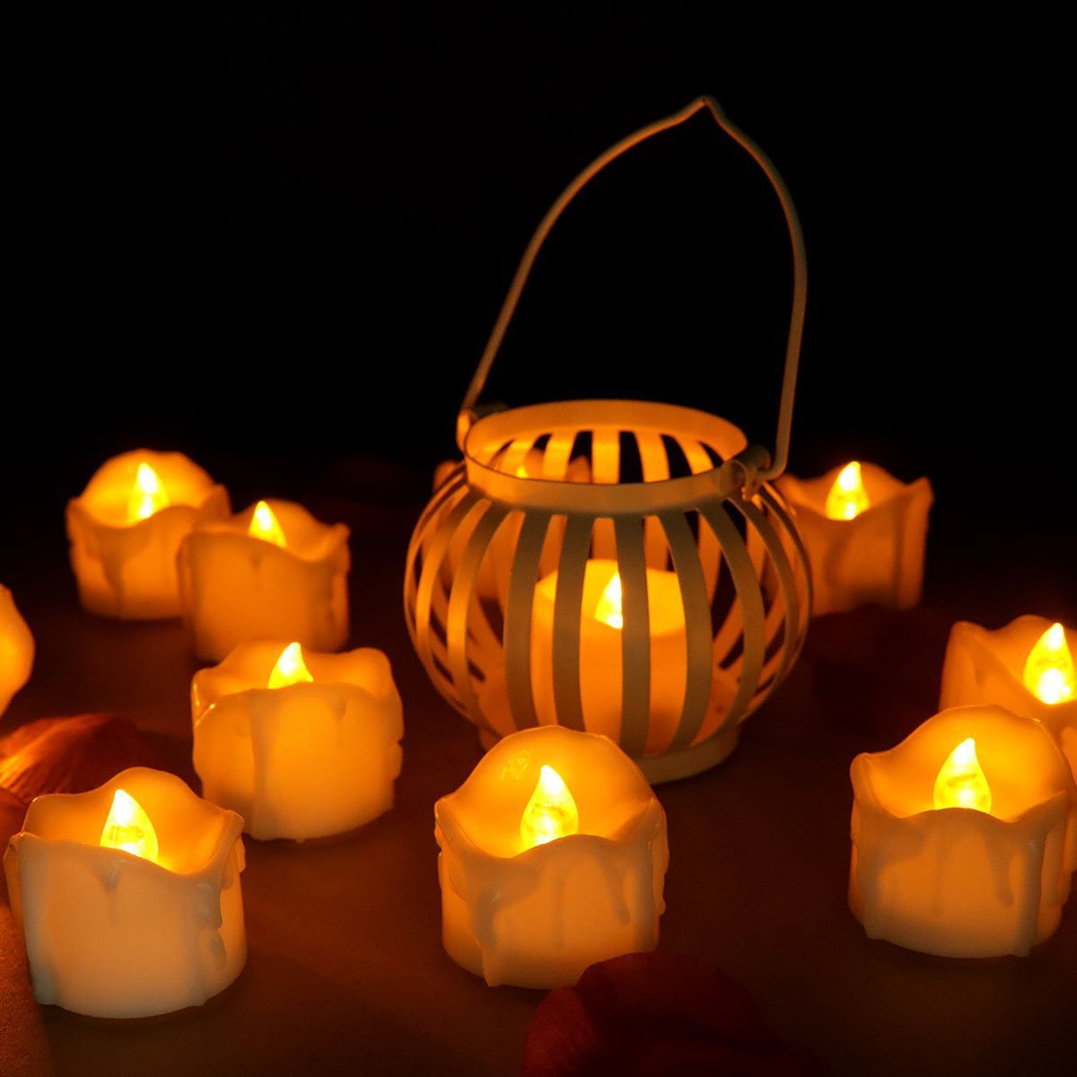 Vela de Led Eletrônica Conjunto Luz Anã