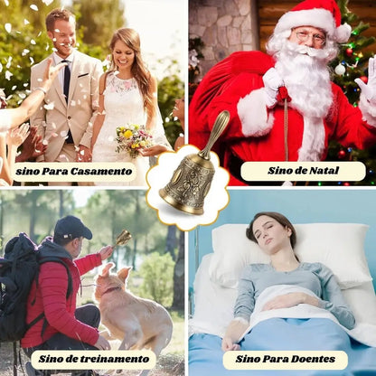 Sino de Mão Modelo Bate Sino Bonsho Vintage
