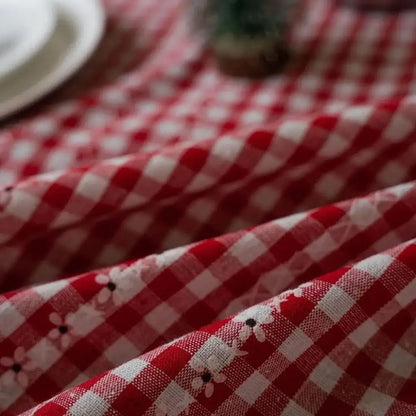 Toalha de Mesa Natal Red Christmas Decoração de Natal