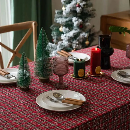 Toalha de Mesa Natal Red Christmas Decoração de Natal