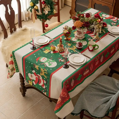Toalha de Mesa de Natal Mesa Posta Natal Boas Festas