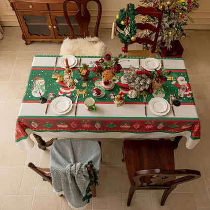 Toalha de Mesa de Natal Mesa Posta Natal Boas Festas