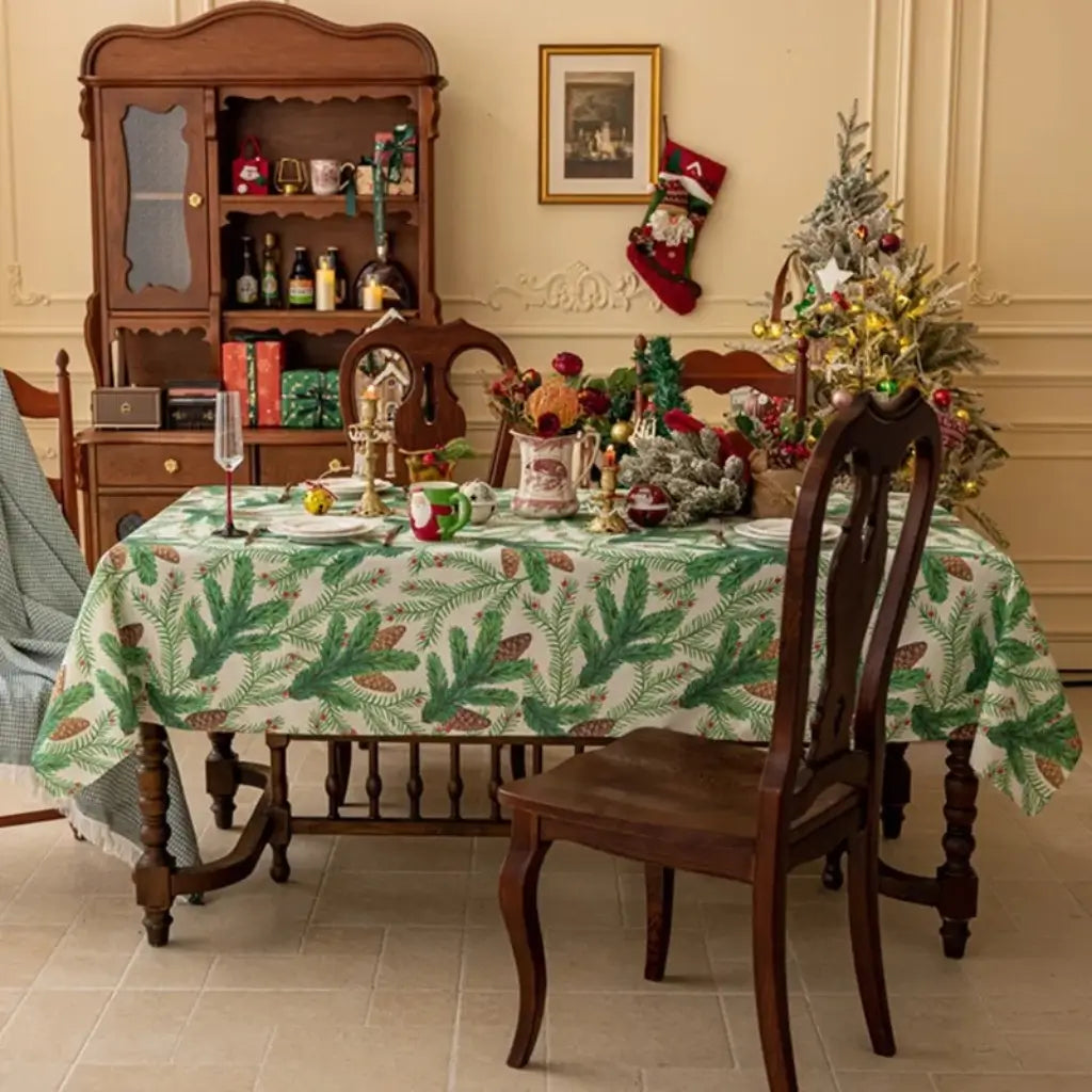 Toalha de Mesa de Natal Mesa Posta Natal Boas Festas