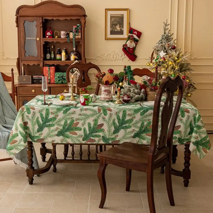 Toalha de Mesa de Natal Mesa Posta Natal Boas Festas