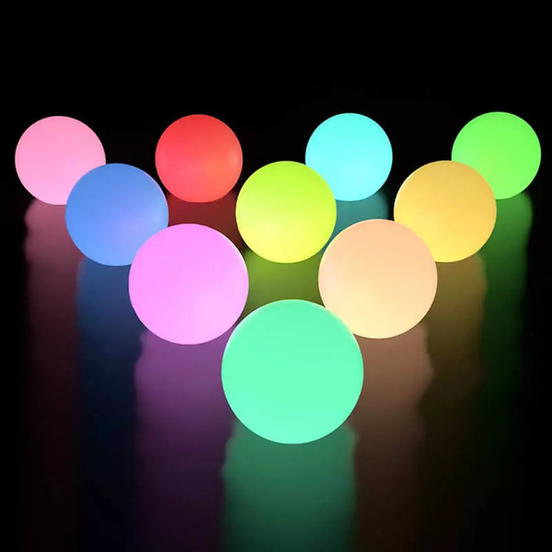 Bola Led Solar Iluminação Flutuante Impermeável Decoração Jardim
