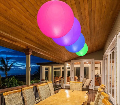 Bola Led Solar Iluminação Flutuante Impermeável Decoração Jardim