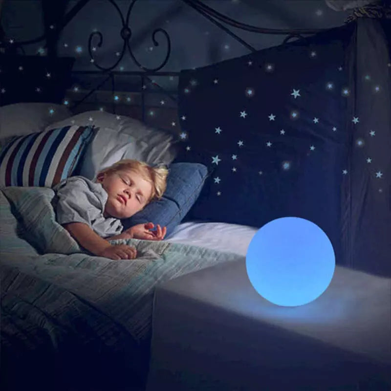 Bola Led Solar Iluminação Flutuante Impermeável Decoração Jardim