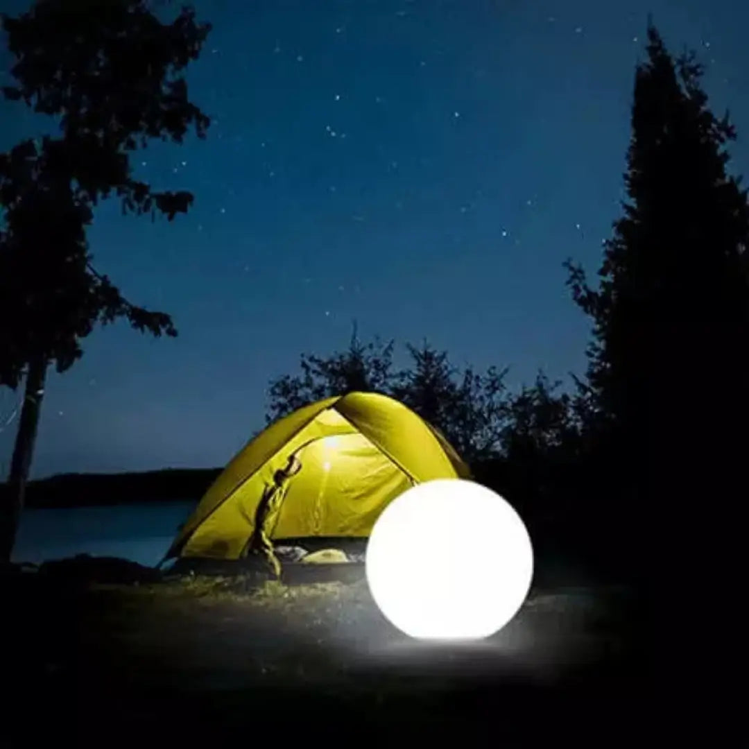 Bola Led Solar Iluminação Flutuante Impermeável Decoração Jardim