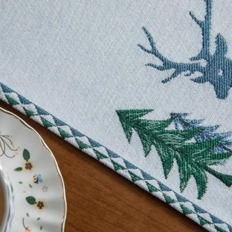Caminho de Mesa Natal com Borla Trilho de Mesa Merry Christmas