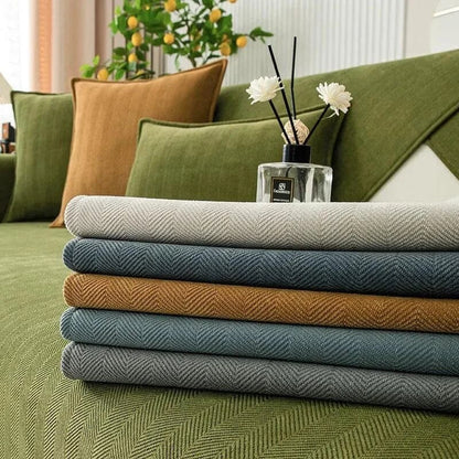 Capa de Sofá Blue Harmony – Antiderrapante e Proteção Inteligente Conceito 