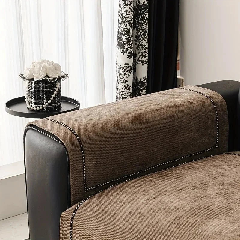 Capa de Sofá Chenille Antiderrapante Pet Friendly para Sala Lenogue Capa de Sofá Chenille Antiderrapante Pet Friendly para Sala Lenogue Conceito 