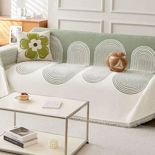 Capa de Sofá Minimalista Serenite Rubi – Estilo Escandinavo e Proteção Antipoeira Conceito 180 x 130 cm 