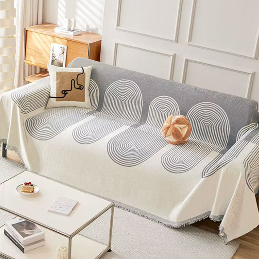 Capa de Sofá Minimalista Serenite Tiffany – Estilo Escandinavo e Proteção Antipoeira Conceito 180 x 130 cm 