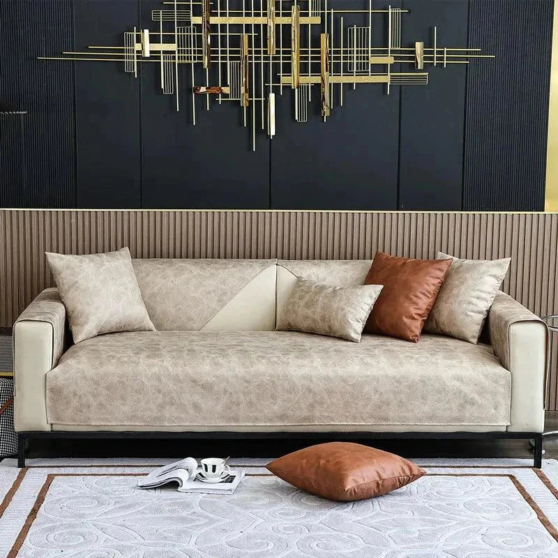 Capa de Sofá Premium à Prova de água e Anti-arranhões Bege Lenogue Capa de Sofá Premium à Prova de água e Anti-arranhões Bege Lenogue Conceito 