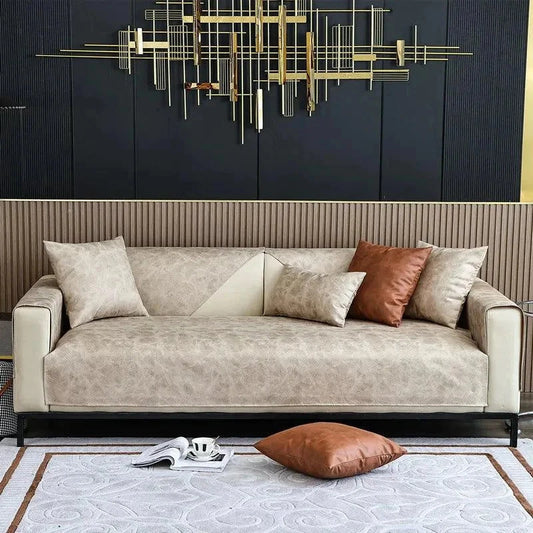 Capa de Sofá Premium à Prova de água e Anti-arranhões Bege Lenogue Capa de Sofá Premium à Prova de água e Anti-arranhões Bege Lenogue Conceito 