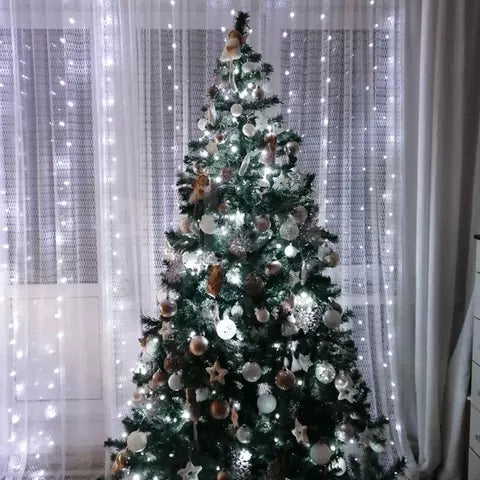 Cortina de LED Corda Luzes Decoração de Natal – 100, 200 e 300 LEDs