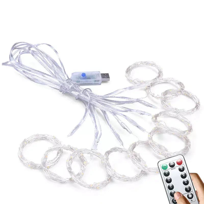 Cortina de LED Corda Luzes Decoração de Natal – 100, 200 e 300 LEDs