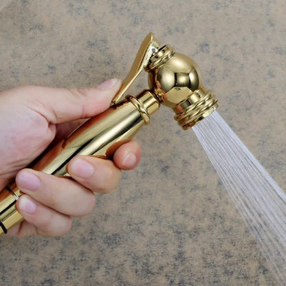 Ducha Higiênica Clássica Ouro Envelhecido ### Conceito 