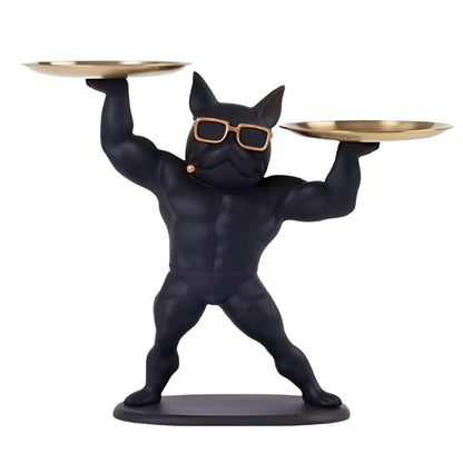 Escultura Aparador Bulldog Maromba (Suporte Duplo) Conceito 