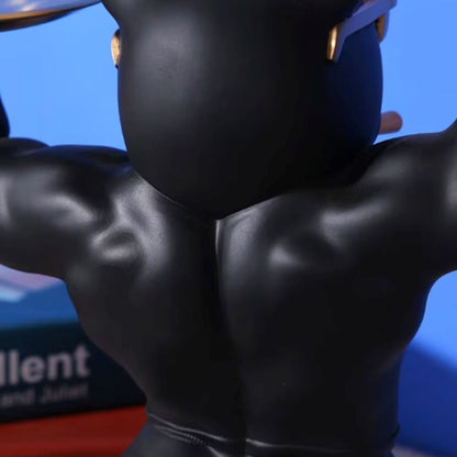 Escultura Aparador Bulldog Maromba (Suporte Duplo) Resina - 0042 YuDome 