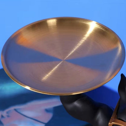 Escultura Aparador Bulldog Maromba (Suporte Duplo) Resina - 0042 YuDome 