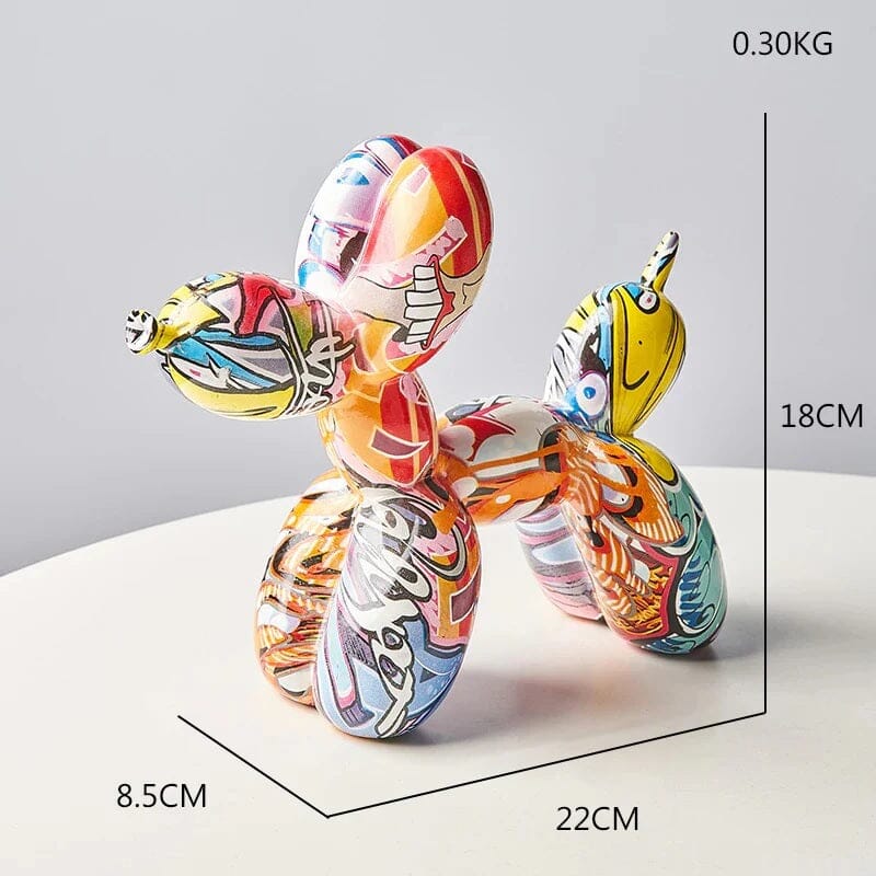 Escultura Balloon Grafite Street & Colors Grafite - 0001 Conceito 