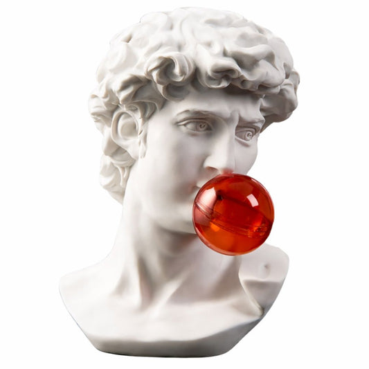Escultura Chiclete Criativa Grega de David por Michelangelo Resina - 0007 Conceito 