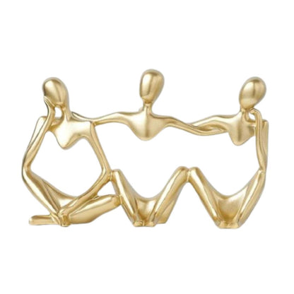 Escultura Contemporânea Abstrata Pensador Conceito 