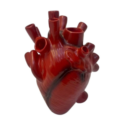 Escultura Coração de Vaso em Resina Vaso - 0001 Conceito 