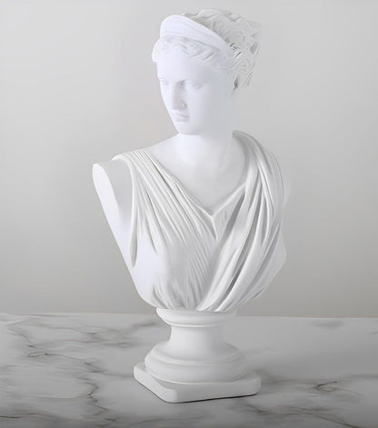 Escultura de Arte Contemporânea Vênus Conceito Branco 