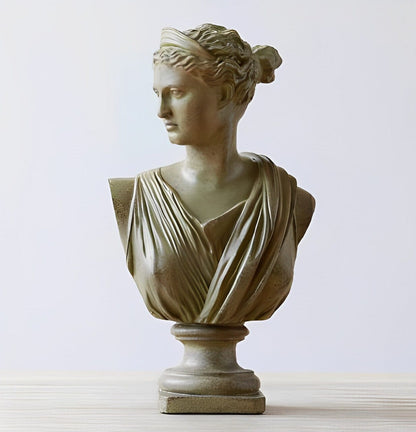 Escultura de Arte Contemporânea Vênus Conceito Caqui 