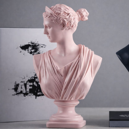 Escultura de Arte Contemporânea Vênus Conceito Rosa Claro 