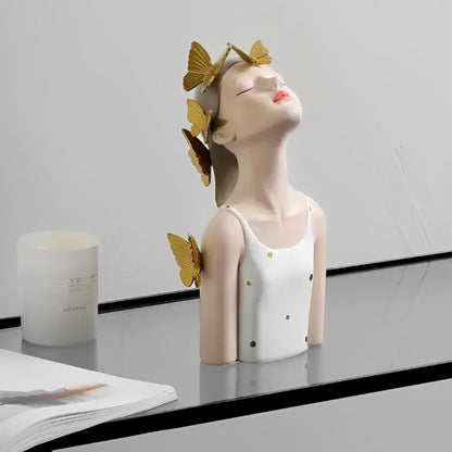 Escultura de Boneca Bella Butterfly em Poás (Edição Limitada) Conceito 