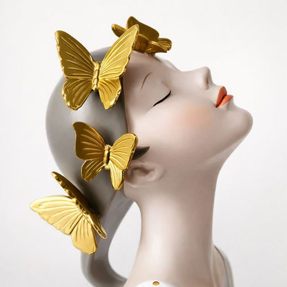 Escultura de Boneca Bella Butterfly em Poás (Edição Limitada) Resina - 0045 Conceito 